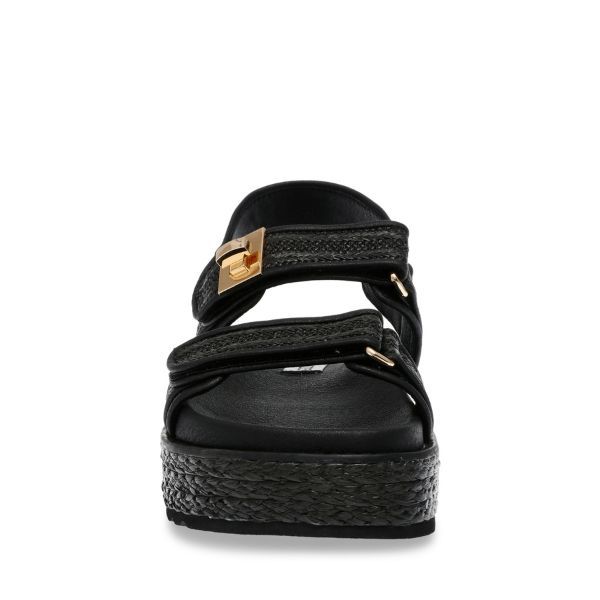 スティーブマデン（STEVE MADDEN）/【STEVE MADDEN】ダブルベルトラフィアサンダル　スティーブマデン　26SS　新作　サンダル_4