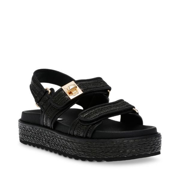 スティーブマデン（STEVE MADDEN）/【STEVE MADDEN】ダブルベルトラフィアサンダル　スティーブマデン　26SS　新作　サンダル_5