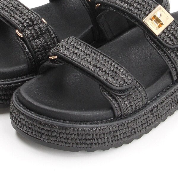 スティーブマデン（STEVE MADDEN）/【STEVE MADDEN】ダブルベルトラフィアサンダル　スティーブマデン　26SS　新作　サンダル_16