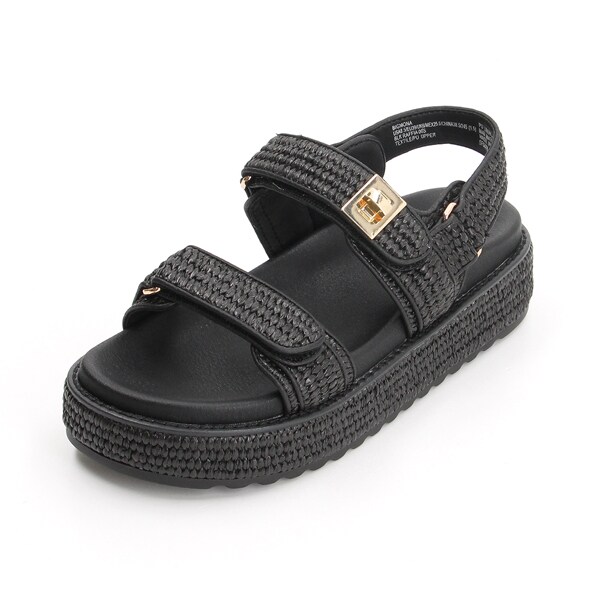 スティーブマデン（STEVE MADDEN）/【STEVE MADDEN】ダブルベルトラフィアサンダル　スティーブマデン　26SS　新作　サンダル_18