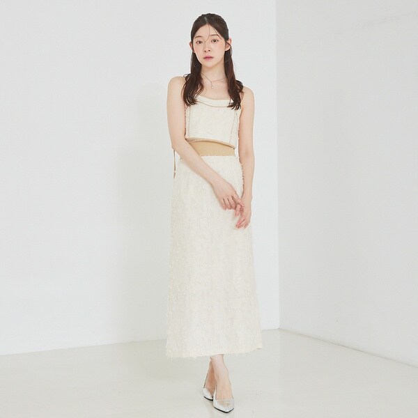 セルフィスト（SELFIST）/ウエスト切替ジャガードロングスカートの通販