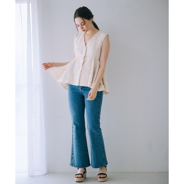 セルフィスト（SELFIST）/[再入荷]タックペプラムジャガードジレ_4