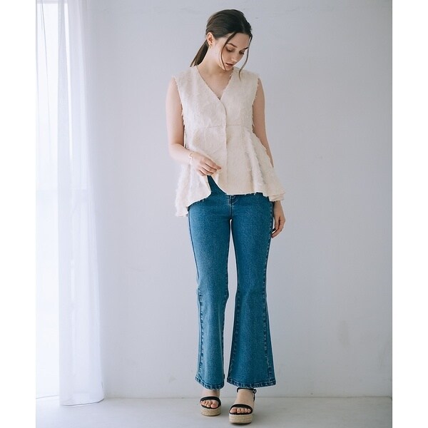 セルフィスト（SELFIST）/[再入荷]タックペプラムジャガードジレ_6