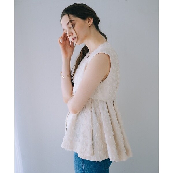 セルフィスト（SELFIST）/[再入荷]タックペプラムジャガードジレ_11