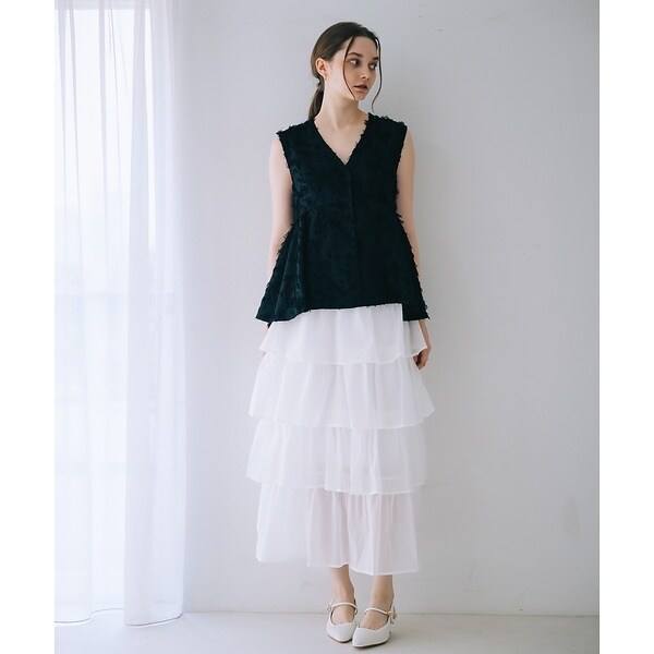 セルフィスト（SELFIST）/[再入荷]タックペプラムジャガードジレ_12