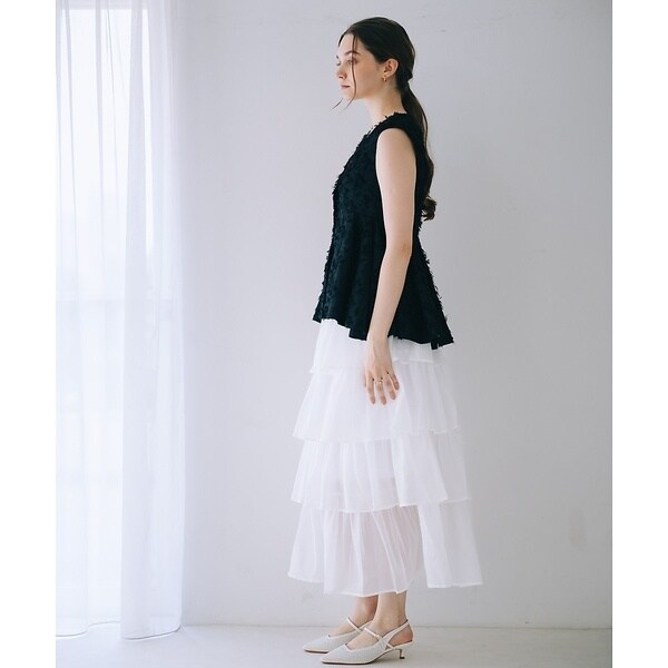 セルフィスト（SELFIST）/[再入荷]タックペプラムジャガードジレ_13