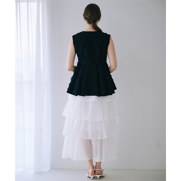 セルフィスト（SELFIST）/[再入荷]タックペプラムジャガードジレ_14