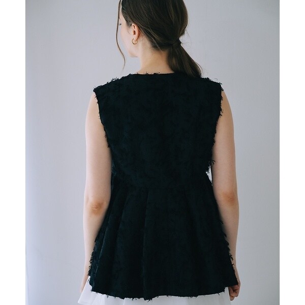 セルフィスト（SELFIST）/[再入荷]タックペプラムジャガードジレ_17