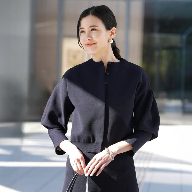 【ヴィリーナ】ローラカーディガン ネイピー　xs/s ヴィリーナ VIRINA ローラカーディガン （ネイビー
