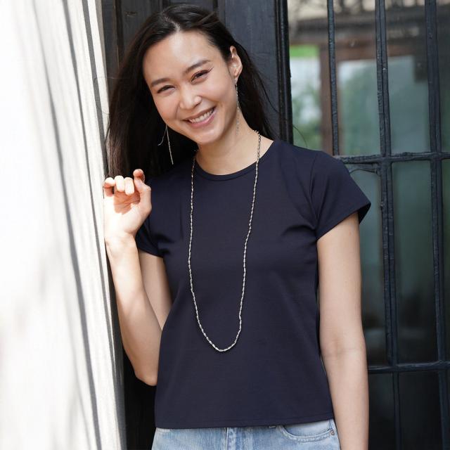 ヴィリーナ（VIRINA）/【UVカット・接触冷感・ストレッチ・洗える・アイロン不要】ラナTシャツ