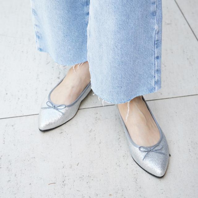 ヴィリーナ（VIRINA）/晴雨兼用ポインテッドバレエシューズ