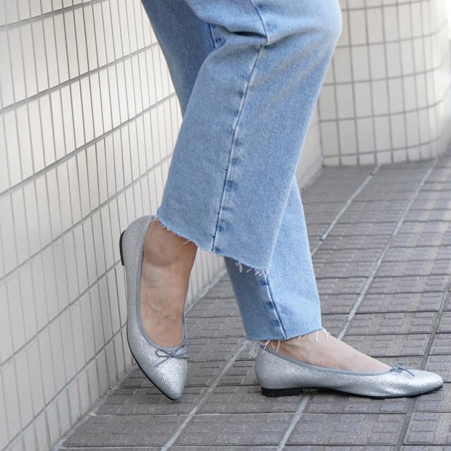 ヴィリーナ（VIRINA）/晴雨兼用ポインテッドバレエシューズ