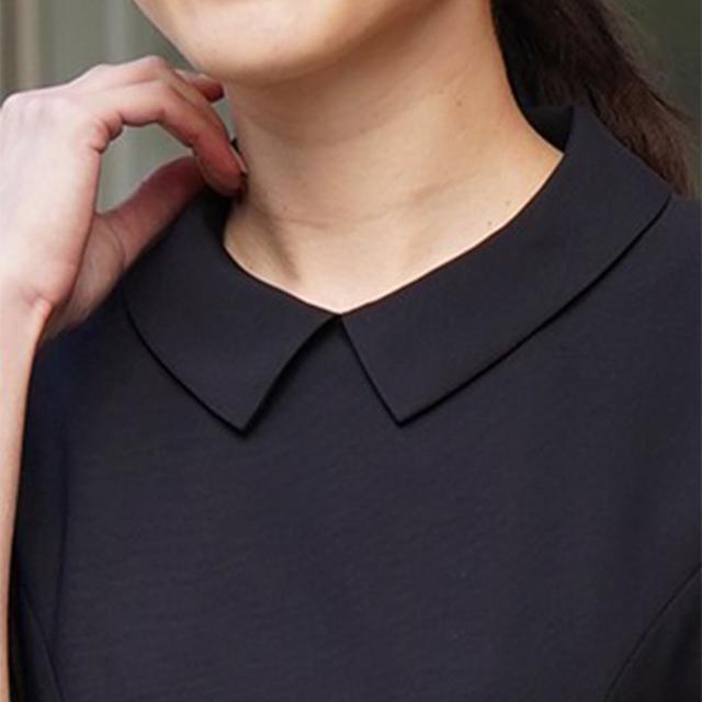ヴィリーナ（VIRINA）/【UVカット・接触冷感・吸水速乾・撥水加工・洗える】襟取り外し可能/クールウエストタックワンピース_11