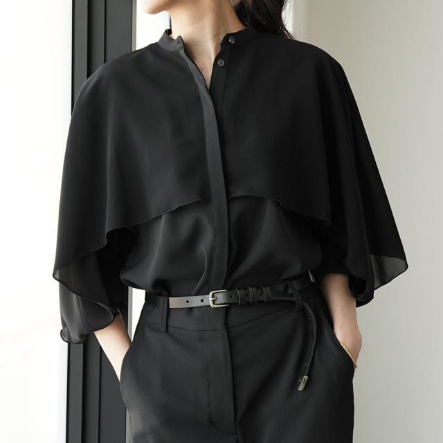 ヴィリーナ（VIRINA）/【洗える・UVカット・吸水速乾・接触冷感】ヴェールブラウス