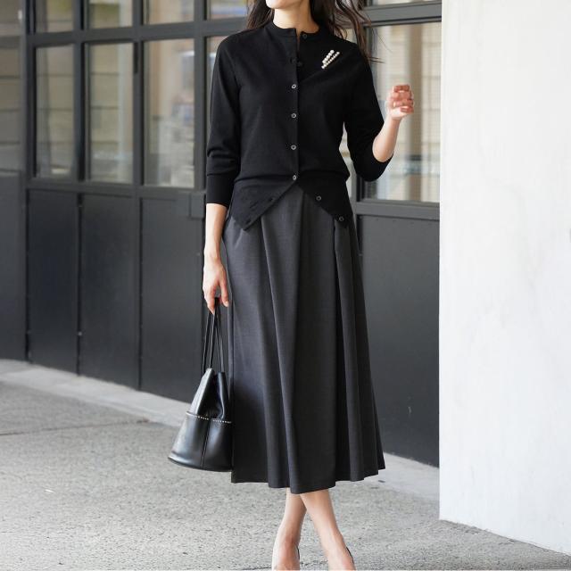 ヴィリーナ（VIRINA）/【洗える・ニットカーデ＆スカート セットアップ】パロマカーディガン＆スカートセット