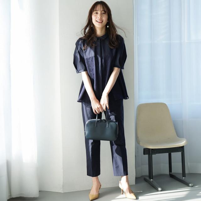 ヴィリーナ（VIRINA）/【セットアップ・ストレッチ・撥水】アリスブラウス