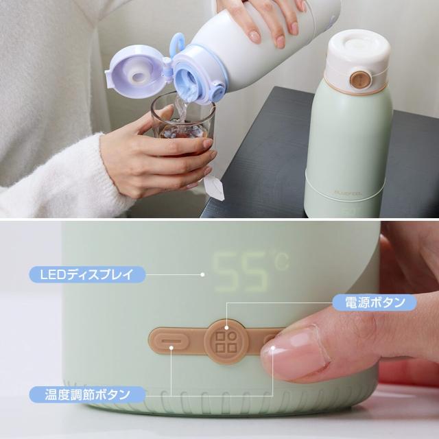 【NEW】ブルーフィール（BLUEFEEL）/BLUEFEEL コードレス充電式ポータブルケトル Heat100_12