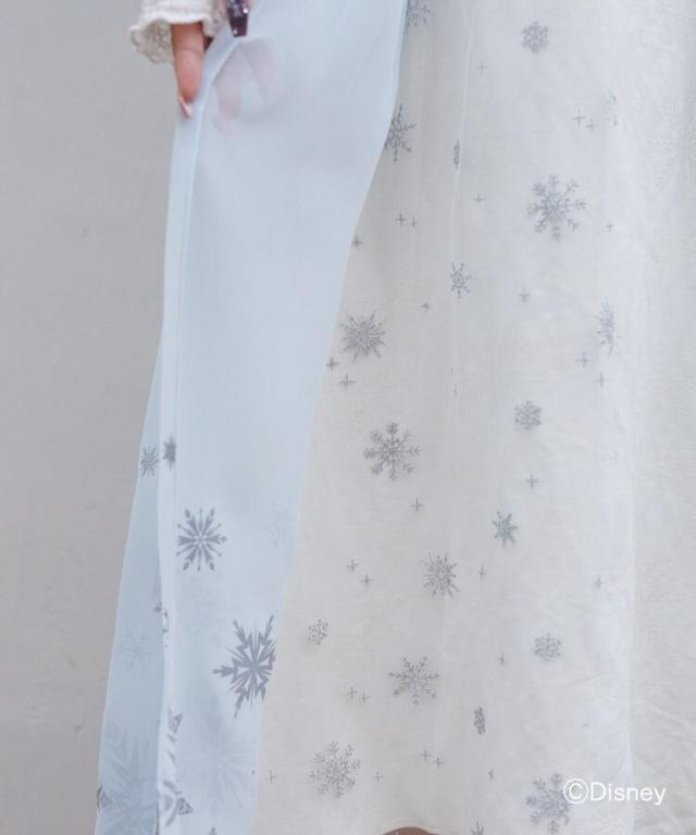 Areeam アナと雪の女王　エルサ　スノーフレークジャガードキャミワンピース アナと雪の女王 / エルサ / スノーフレークジャガードキャミ