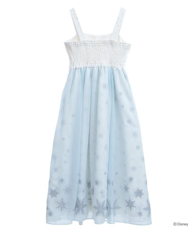 Areeam（アリーム） スノーフレークジャガードキャミワンピース アナ雪 アリーム（Areeam）/アナと雪の女王／エルサ／スノーフレーク