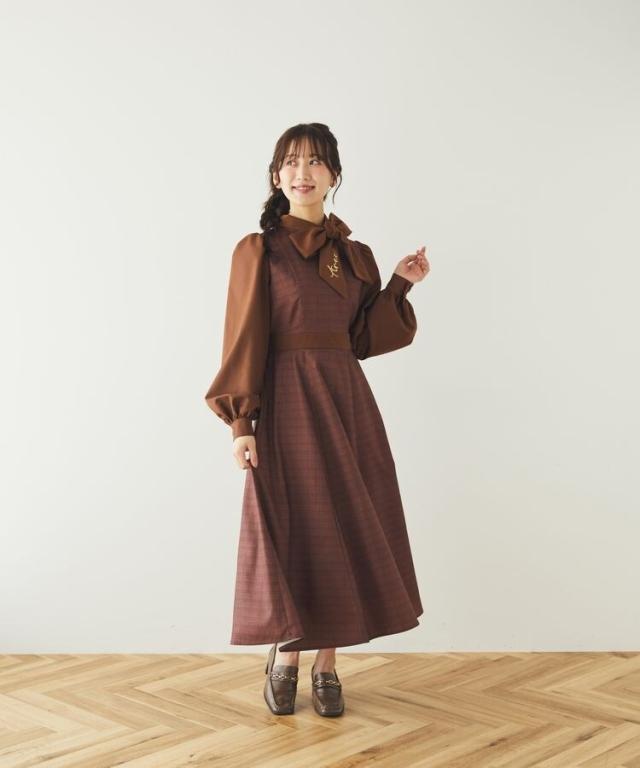 関税込＞Rebecca Vallance*オフショル ブロケードミディドレス
