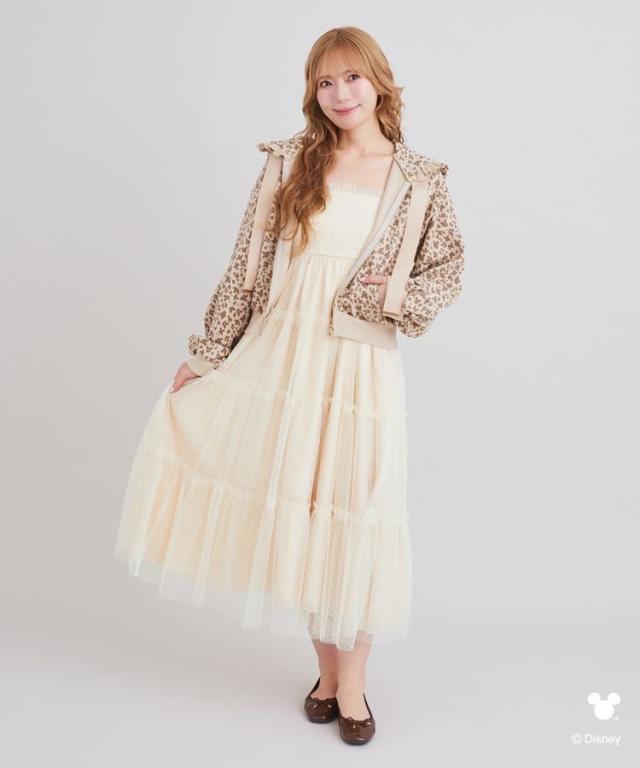 アリーム（Areeam）/チュールティアードキャミワンピース