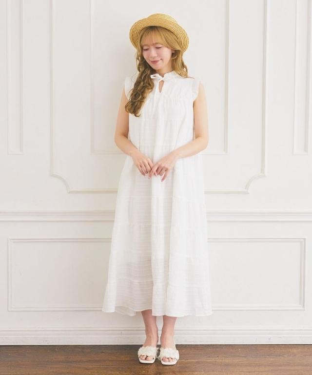 アリーム（Areeam）/ワッシャーティアードワンピース