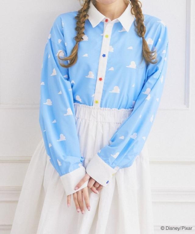 クラウド柄シャツ Areeam トイストーリー areeam トイ・ストーリー