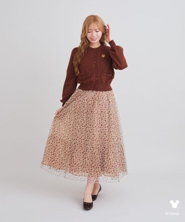 Areeam ミッキー/チェックジャンパースカート ミッキー/チェックジャンパースカート/Areeam（アリーム）のジャンパー