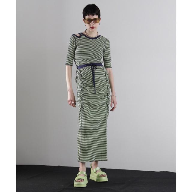 ローズバッド（ROSE BUD）/(CREOLME)マルチボーダートップスの
