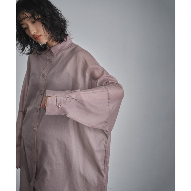 ローズバッド（ROSE BUD）/(GENE HEAVENS)シアーコットン シャツワンピース