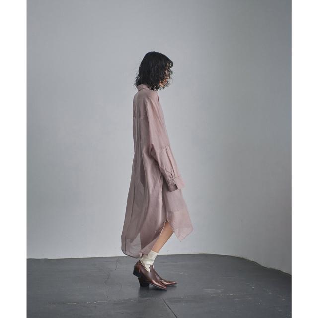 ローズバッド（ROSE BUD）/(GENE HEAVENS)シアーコットン シャツワンピース ローズバッド（ROSE BUD）/(GENE HEAVENS)シアーコットン シャツワンピース