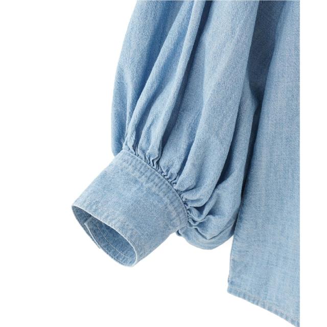 ローズバッド（ROSE BUD）/(GENE HEAVENS)VOLUME SLEEVE DENIM SHIRT