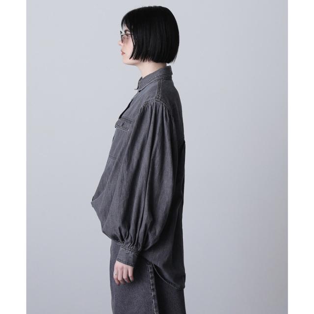ローズバッド（ROSE BUD）/(GENE HEAVENS)VOLUME SLEEVE DENIM SHIRT