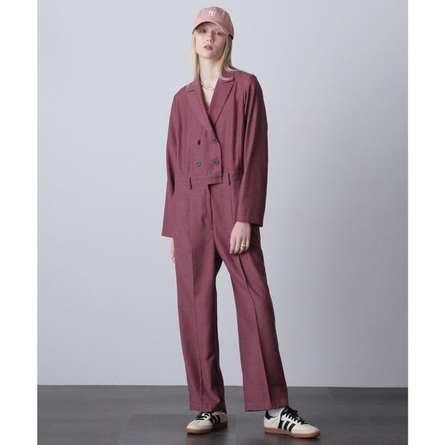 ローズバッド（ROSE BUD）/(mici)テーラードカラージャンプスーツ ローズバッド（ROSE BUD）/(mici)テーラードカラージャンプスーツ