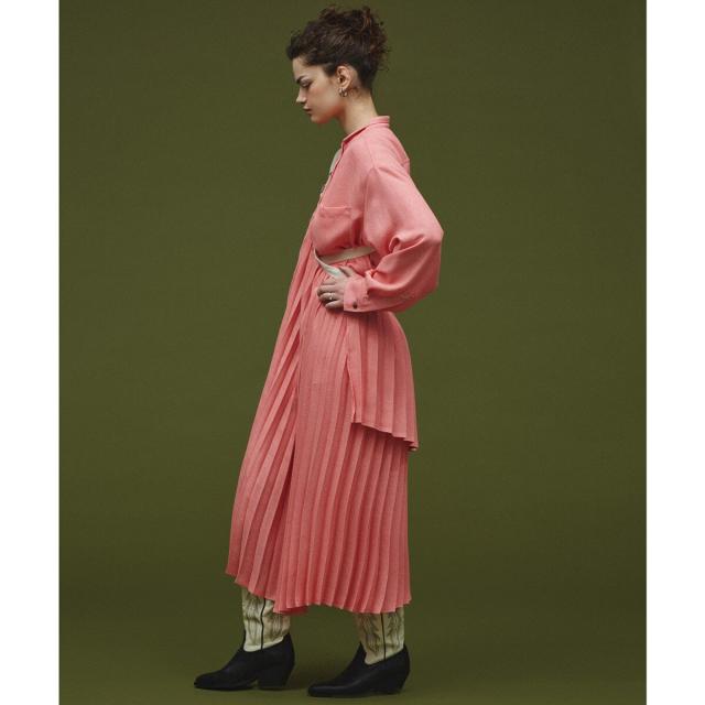 ローズバッド（ROSE BUD）/(mici)PLEAT WRAP SKIRT ROSE BUD（ローズ