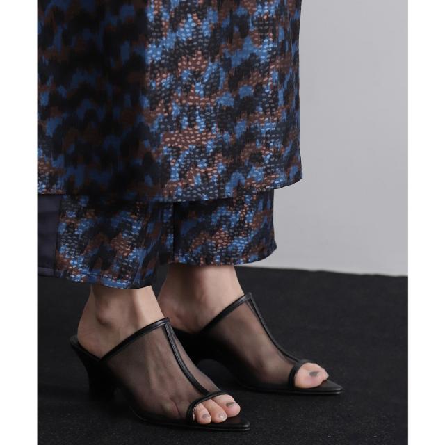 ローズバッド（ROSE BUD）/シースルーポインテッドウエッジサンダル