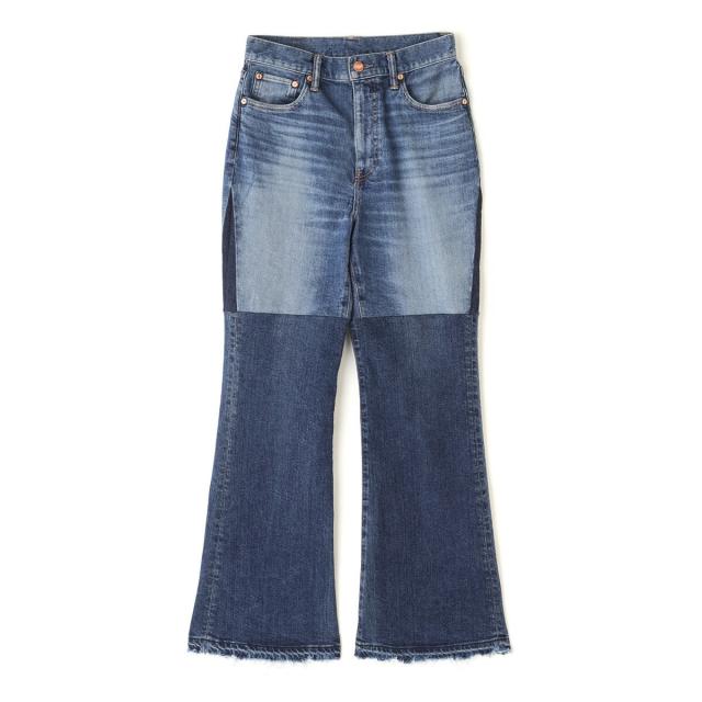 ローズバッド（ROSE BUD）/CIRCULAR DENIM FLARE LEG REBUILD