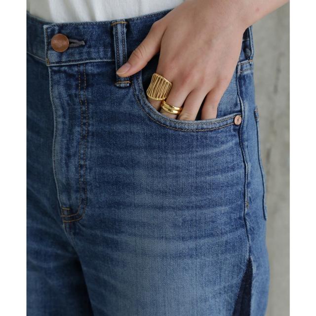 ローズバッド（ROSE BUD）/CIRCULAR DENIM FLARE LEG REBUILD
