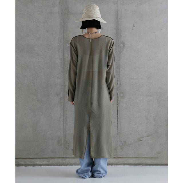 ローズバッド（ROSE BUD）/(CHIGNON)メッシュパイピングワンピースの