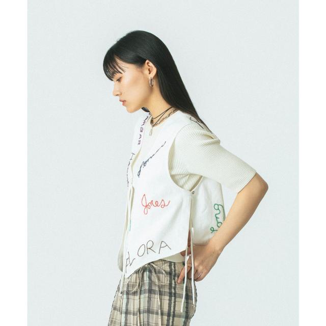 ローズバッド（ROSE BUD）/BEADS EMBROIDERY VEST_2
