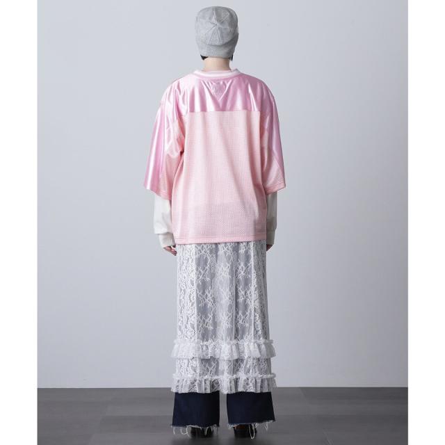 ローズバッド（ROSE BUD）/(OKIRAKU×ROSEBUD)メッシュフットボールT_3
