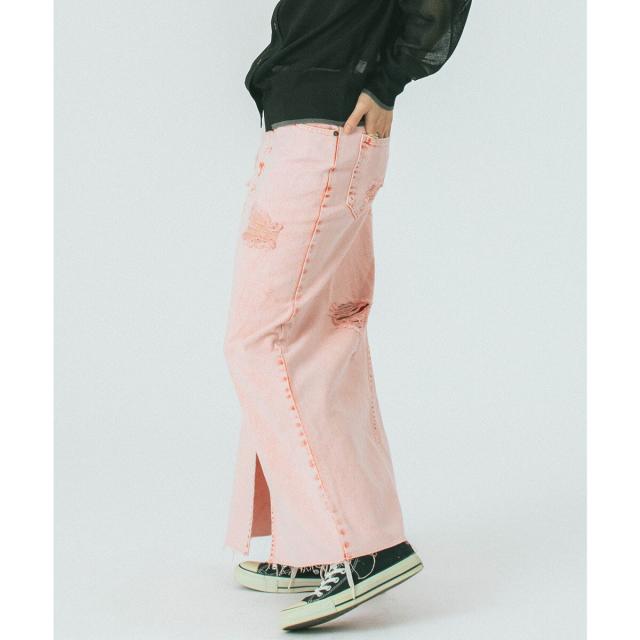 ローズバッド（ROSE BUD）/DAMEGE DENIM SKIRT