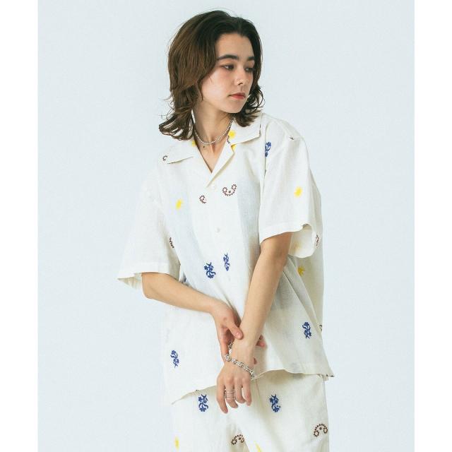 ローズバッド（ROSE BUD）/HLAADAforROSEBUD/EMBROIDERED SHIRT