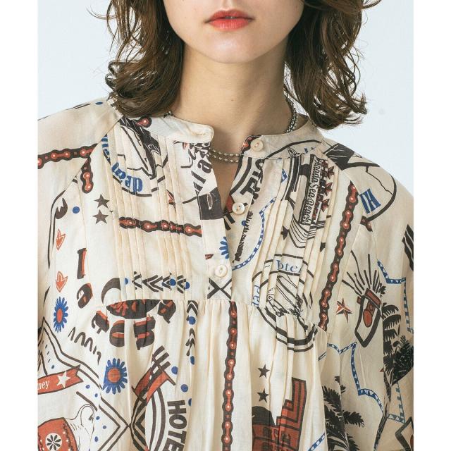 ローズバッド（ROSE BUD）/HLAADAforROSEBUD/BANDANA TUCK SHIRT