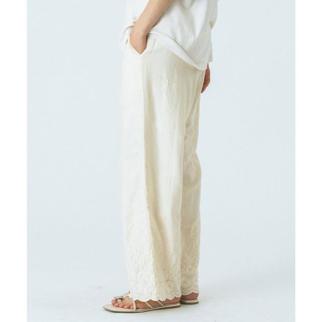 ローズバッド（ROSE BUD）/HLAADAforROSEBUD/EMBROIDERY PANTS_2