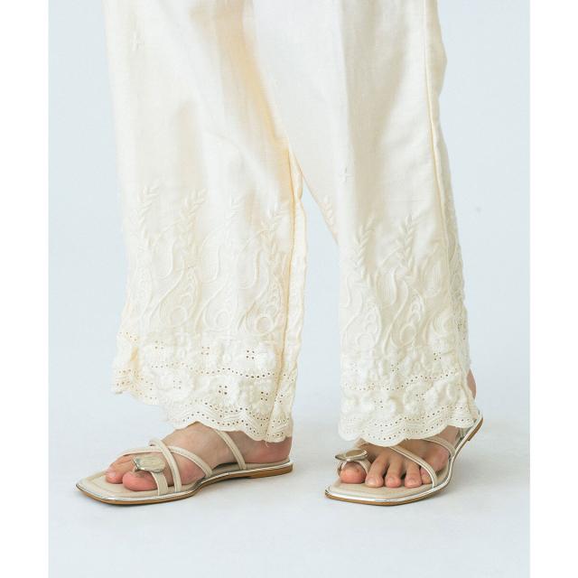 ローズバッド（ROSE BUD）/HLAADAforROSEBUD/EMBROIDERY PANTS_4