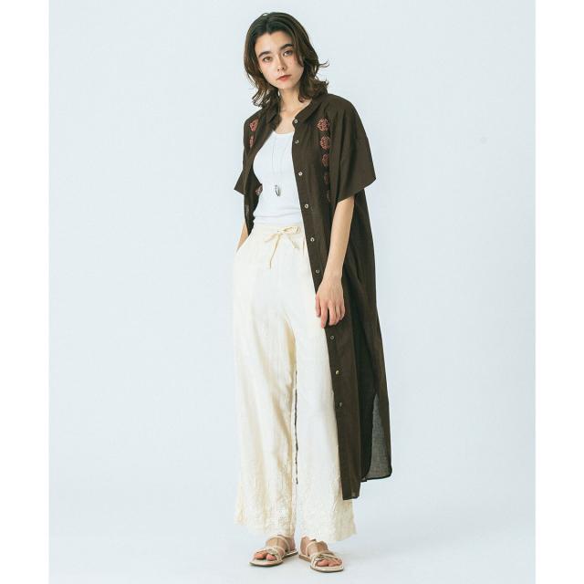 ローズバッド（ROSE BUD）/HLAADAforROSEBUD/EMBROIDERY PANTS_16