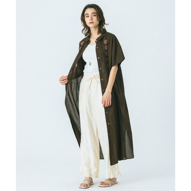 ローズバッド（ROSE BUD）/HLAADAforROSEBUD/EMBROIDERY PANTS_17