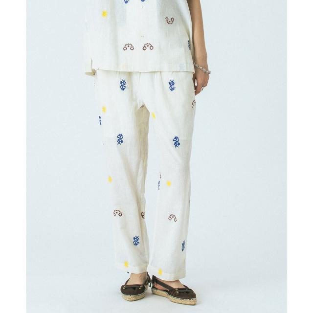 ローズバッド（ROSE BUD）/HLAADAforROSEBUD/EMBROIDERED PANTS