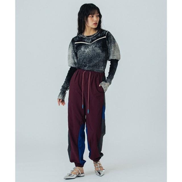 ローズバッド（ROSE BUD）/mici/MIX COLOR DRAWSTRING PANT